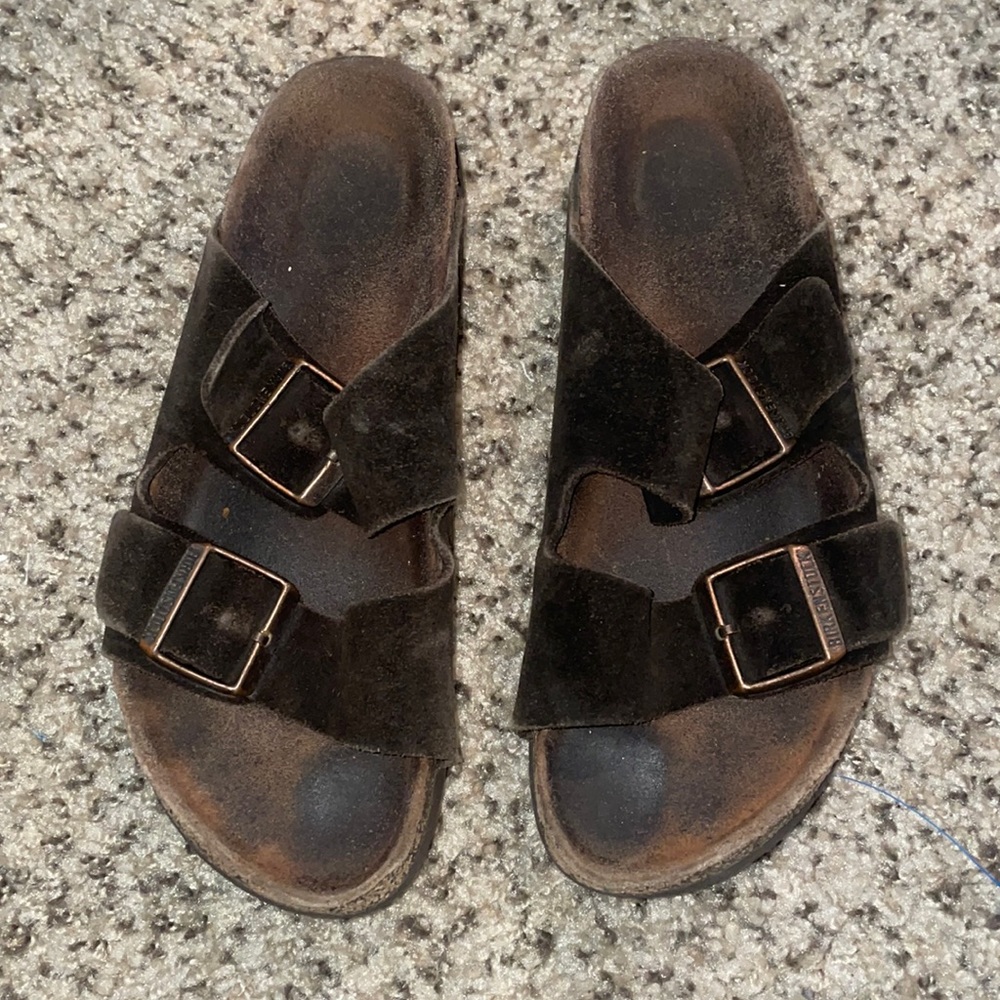 Dark Brown Birkenstocks
